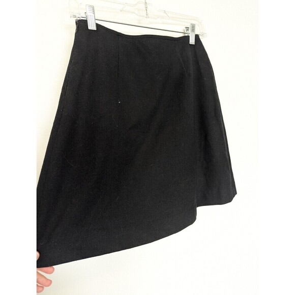 Moussy Black Mini Skirt Women's Size 2 Pleated Buttons - Picture 4 of 10